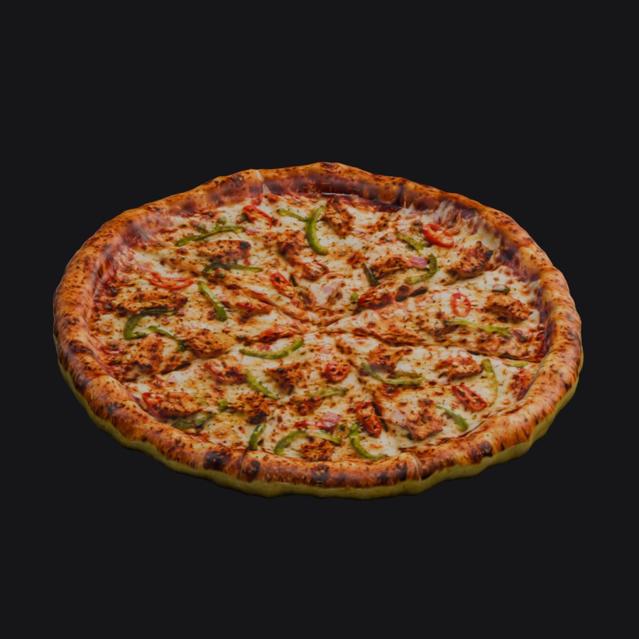 Hot & Cheesy Chicken Pizza