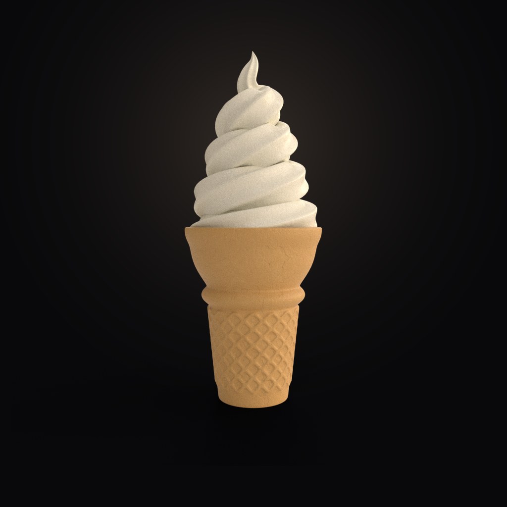 Classic Soft Serve Cone